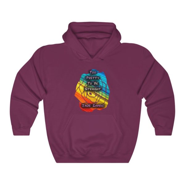 Too Pretty To Be Straight Unisex Heavy Blend™ Hooded Sweatshirt - Image 14