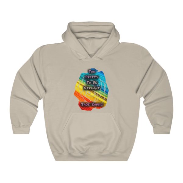 Too Pretty To Be Straight Unisex Heavy Blend™ Hooded Sweatshirt - Image 3
